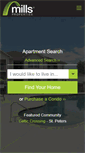 Mobile Screenshot of millsapartments.com